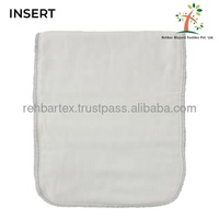 Couche profilée pour adulte en sergé 100% coton de haute qualité confortable, haute absorption, coupe réglable, couche pour adulte de taille personnalisée