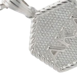 Collier Hexagonal AKA, Petit Pendentif Élégant Plaqué Or, Bijou pour Femme, Accessoire de Mode de Luxe avec Design Géométrique Moderne - Product Image 5