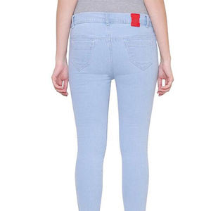 Jean en denim streetwear pour femme, coupe droite ample vintage de haute qualité, taille haute, service OEM, prix abordable - Product Image 3