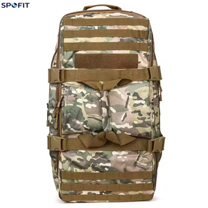 Customized Tactical MOLLE <b>Backpack</b> 600D Polyester <b>Water</b> <b>Resistant</b> Outdoor Hiking Travel Nylon Anti-Theft Multiple Compartments - Product Image 4