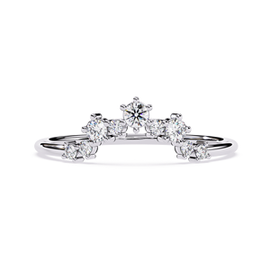 Bague en or 10 carats de qualité supérieure avec diamant de laboratoire taille ronde et certification IGI – Style tendance, classique et élégant pour femme - Product Image 1