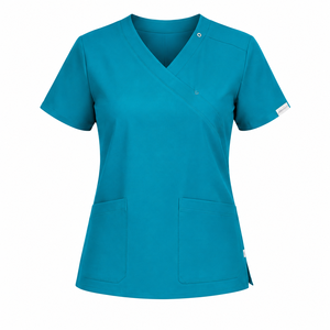 Uniformes Médicos Premium para Hospital, Traje Quirúrgico para Hombres y Mujeres, Cuello en V, Elástico, Uniformes para Enfermeros y Doctores, Tela Antibacteriana y Transpirable - Product Image 4