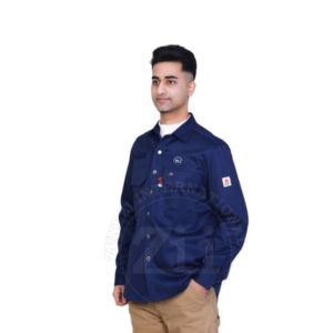 Camisas de Trabajo para Soldadura, Estilo Western, con Broches de Perla, de Algodón, Resistentes al Fuego, Retardantes de Llama, NFPA 2112, Camisas de Seguridad CAT 2, Manga Larga - Product Image 5