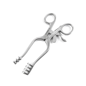 High Quality Wests S/R Retractor 14cm, 3x4 sharp prongs, Micro, Neuro & Plastic surgery German Steel Surgical <b>Instruments</b> CE ISO - Product Image 1