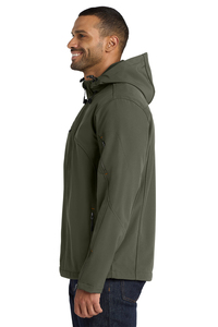 Chaqueta Softshell Personalizada para Hombre, con Capucha, Informal, para Exteriores, Resistente al Viento, con Cierre Frontal, Bolsillos Utilitarios, Ligera y Resistente a la Intemperie - Product Image 3