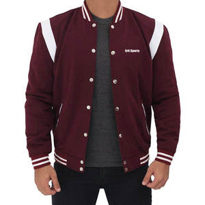 แจ็คเก็ตเลตเตอร์แมนดีไซน์ล่าสุด สวมใส่สบาย ราคาประหยัด แห้งเร็ว ออกแบบเองได้ แจ็คเก็ตฤดูหนาวสำหรับผู้ชาย - Product Image 4