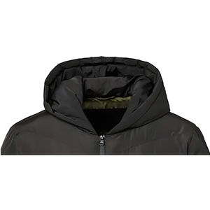 Doudoune d'hiver décontractée pour homme, personnalisable, à col montant, avec rembourrage en polyester écologique, imperméable et respirante à l'avant - Product Image 2