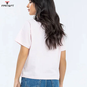 เสื้อยืดผู้หญิงลำลองผ้าฝ้ายแขนสั้น - Product Image 5