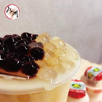 Perles de tapioca au sucre brun noir Jiuzhou, sac de 500 g - Ingrédients pour bubble tea de Taïwan