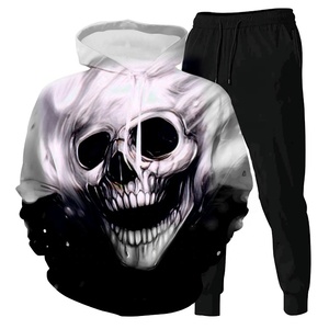 Conjunto Deportivo Navideño para Hombre, Impresión en Serigrafía, Calidad Premium, 100% Algodón, Felpa Francesa, para Entrenamiento y Jogging - Product Image 1