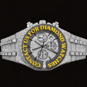 Ultra Luxurious Chronograph Round Dial Moissanite Diamond Classic Features Man's Made Full Iced Hip Hop Fashion Studded Watch - Product Image 1