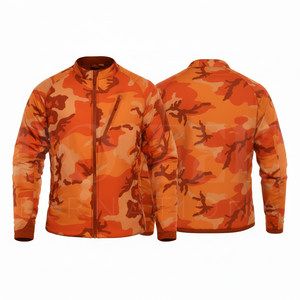 Veste de travail camouflage élégante et tendance, personnalisable, unisexe, avec logo sur mesure, manches longues, en mélange de coton, coupe classique - Product Image 5