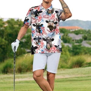 Camiseta Polo de verano para hombre de alta calidad, camiseta Polo de lujo con sublimación de tela sólida de manga corta personalizada - Product Image 2