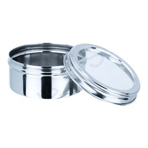 Boîte de rangement en diamant, boîte de Camping en acier inoxydable de qualité alimentaire, conteneur rond en métal, boîte d'emballage de bonbons, sucre et biscuits - Product Image 1