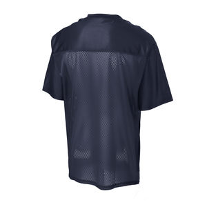 Maillot de football personnalisé vierge en maille, version fan, avec design par transfert thermique, respirant, coupe oversize, 100 % polyester, vente en gros - Product Image 4