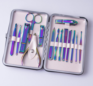 manicure <b>pedicure</b> set stainless steel portable set manicure <b>pedicure</b> set travel utility grooming <b>tools</b> manicure <b>pedicure</b> set - Product Image 5