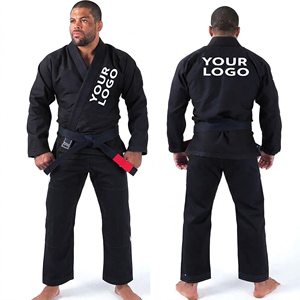 Fabricación al por Mayor de Uniformes de Jiu-jitsu Brasileño Blancos Hechos a Medida, Kimono para Competencia y Entrenamiento, 100% Algodón Ligero - Product Image 1