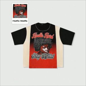 T-shirt surdimensionné pour homme en coton 100% Terry imprimé DTG personnalisé, style streetwear, mode estivale, style Raim Stone - Product Image 1