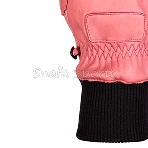 Guantes de Invierno para Hombre, Tipo Chopper, Preforrados, de Cuero Completo, Resistentes al Frío, Impermeables, de Cuero Dividido - Product Image 6