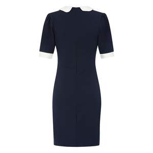 Vestido Polo con Cuello en V para Mujer - Ropa Deportiva para Tenis - Prenda Deportiva de Algodón Piqué de Manga Corta con Logotipo Personalizado - Product Image 6