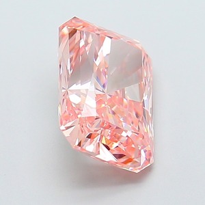 Diamante de Corte Radiante de 4.01 Quilates, Color Rosa Intenso VS1, Pulido Excelente, Gema Suelta Cultivada en Laboratorio, Elegante Piedra de Joyería Brillante - Product Image 1