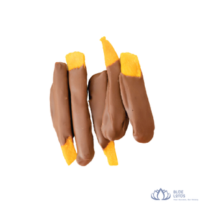 [VENTA CALIENTE] Snacks Nutritivos de Mango y Almendras Bañados en Chocolate, Fruta Seca Dulce en Rodajas, Paquete a Granel, Adorno para Postres, Suministro para Panadería - Product Image 1