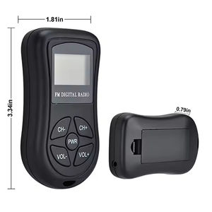 Offre Spéciale – Mini Radio Numérique FM 64-108 MHz avec Écran LCD, Prise Stéréo 3,5 mm pour Écouteurs, Piles AAA Longue Durée, Design Portable en Plastique - Product Image 3
