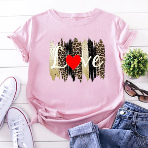 T-shirts graphiques personnalisés avec logo imprimé, T-shirts tendance en coton, chemises vintage, T-shirts décontractés pour femmes, hauts pour femmes - Product Image 4