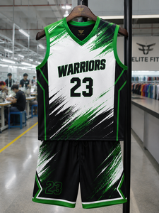 Conjunto de Uniforme de Baloncesto Elite con Logotipo, Nombre y Número Personalizados, Uniformes de Equipo de Baloncesto de Malla Transpirable - Product Image 6