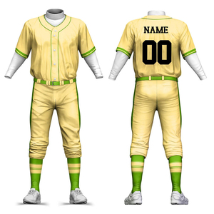 Wholesale Manufacturer Baseball Uniform Custom Team Jersey <b>Set</b> OEM ODM Sportswear Supplier Wholesale Baseball Uniform - Product Image 1