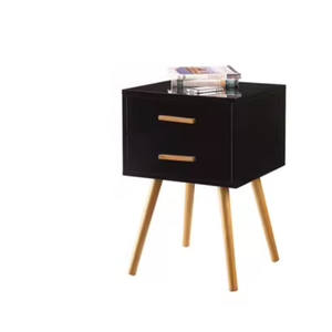 Modern Solid Wooden <b>Bedside</b> Table Nightstands Best Price Hot Selling Product with Several Color Choices for Bedroom Living Room - Product Image 2