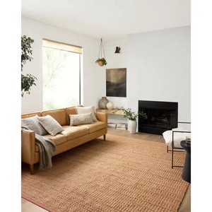Alfombra de Yute Trenzado Rectangular de Color Beige Natural, de Pelo Corto, Estilo Escandinavo, para Sala de Estar, Ecológica, Fácil de Limpiar - Product Image 4