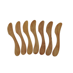 Couteau à beurre en bois naturel en gros, spatules écologiques pour le fromage, la confiture, les cacahuètes, du Vietnam - Product Image 1