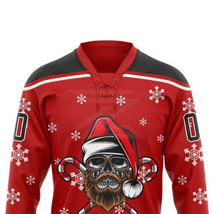 เสื้อฮอกกี้น้ำแข็งแบบซับลิเมชั่นสั่งทำล่าสุด ขายส่งชุดยูนิฟอร์มสำหรับโรงเรียนและสโมสรลีก - Product Image 2