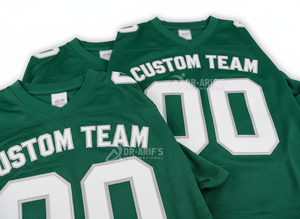 Camiseta de Fútbol Americano Personalizada para Hombre, Manga Corta, Cuello en V, Sublimada, Transpirable, Ajuste Atlético - Product Image 3