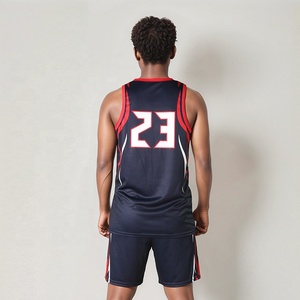 Uniforme de basket-ball personnalisé fabriqué au Pakistan, unisexe, sans manches, anti-UV, 100% polyester, taille plus, respirant, antibactérien - Product Image 2