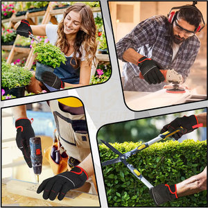 Guantes Mecánicos Profesionales Hechos con Tela Transpirable y Ajuste Seguro - Product Image 5