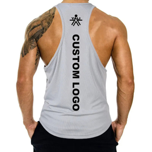 Débardeur Homme Personnalisé pour Musculation et Fitness, Taille Américaine, Extensible, Respirant, Grande Taille, Col Rond Côtelé - Product Image 5