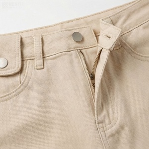 High Waist <b>Women</b> <b>Denim</b> Pencil <b>Skirt</b> Knee-Length Solid Color Casual Style With Pocket Woven Fabric All Seasons Wear - Product Image 6