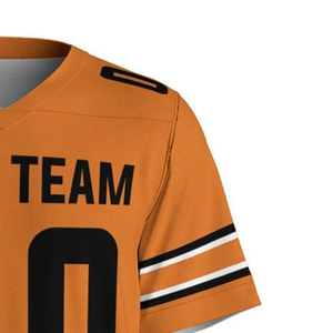 Maillots de football américain personnalisés en sublimation en gros – Broderie haut de gamme, design drapeau, couleurs/tailles personnalisées – Marque privée OEM - Product Image 4