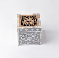 Mubkhar magnétique en nacre fait à la main/brûleur Bakhoor/brûleur d'encens Madkhan MOP pour le Ramadan et les cadeaux par SS CRAFTS INDE