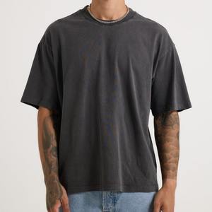 T-shirts pour hommes IOTA SPORTS DROP SHOULDER, jersey 100% coton, 250GSM, surdimensionnés, meilleurs t-shirts streetwear, fabrication - Product Image 3