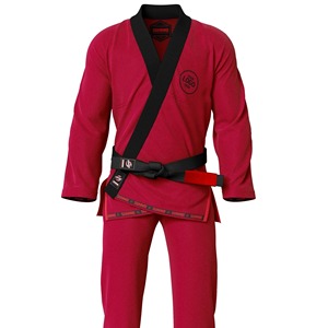 Traje de BJJ de tela de algodón premium, ligero, duradero, uniforme de entrenamiento, material de tejido perlado, logotipo personalizado, apto para hombres y mujeres. - Product Image 4