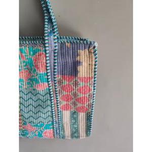Quilted Cotton <b>Backpack</b> Floral Print Softback Zipper Closure Anti-Theft School Bag for Girls <b>Kids</b> gift for her Anti-Theft gift - Product Image 3