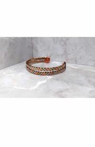 กำไลทองแดงแท้ 100% สีดำแบบเรียบง่าย ขัดเงา สำหรับผู้หญิง จากงานฝีมืออินเดีย - Product Image 4