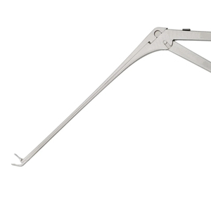 Pinzas de Alligator ENT Micro, con forma de copa, curvadas hacia arriba, 8 cm, de acero inoxidable, instrumento quirúrgico manual de alta calidad para otología - Product Image 4