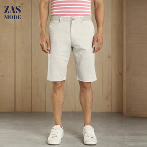 Pantalones Cortos de Golf de Alta Calidad 100% Algodón para Hombre, Personalizados con Bordado de Sarga, Impresión Digital, Pantalones Cortos Chino Casuales de Oficina para Verano - Product Image 1