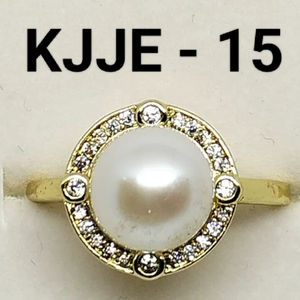 Anillo de Perlas de Agua Dulce de Diseño, Anillo de Joyería de Perlas Chapado en Oro, Proveedor Mayorista - Product Image 2