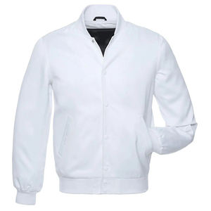 Chaqueta de Moda para Hombre, Modelo 2026, OEM, Más Vendida, Color Blanco Perla, Satinado, Cuello Alto, Alta Calidad, Bajo MOQ, Precio Bajo, Resistente al Viento, para Invierno - Product Image 1