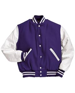 Veste universitaire de baseball pour homme en laine polaire de haute qualité, style universitaire, fabriquée au Pakistan, avec col montant et lettrage sur le devant - Product Image 6